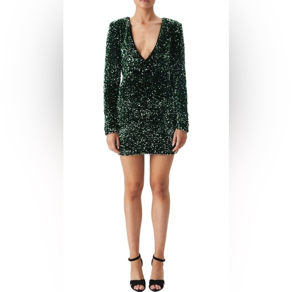 Bardot Lilia Sequin Mini Dress - Picture 1 of 5